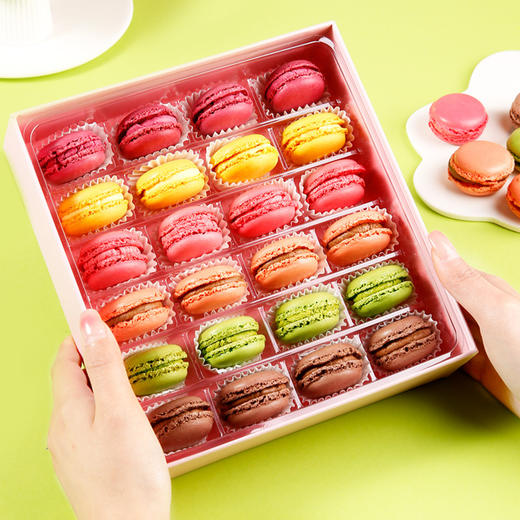 【外酥里软！一口化到嘴里】法式马卡龙 甜点法式小圆饼夹心饼干蛋糕礼盒七夕礼物情人节甜品糕点午后甜点 节日甜品健康伴手礼 商品图2