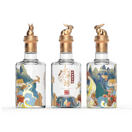 【兔年生肖】水井坊 瑞兔迎新 生肖纪念 52度 浓香型 500ml 商品图3