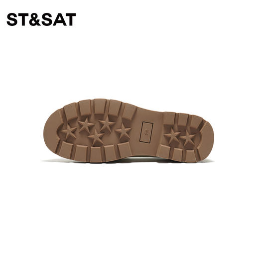 星期六金属扣圆头英伦风乐福鞋女SS33111669 商品图5