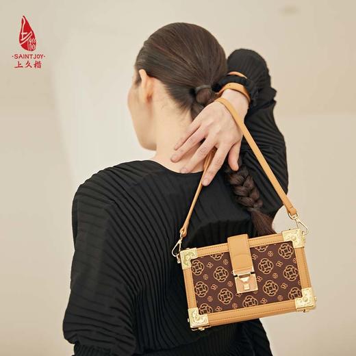 SAINTJOY/上久楷 宋锦斜背包 上久福钱 BWS23B0601 商品图10