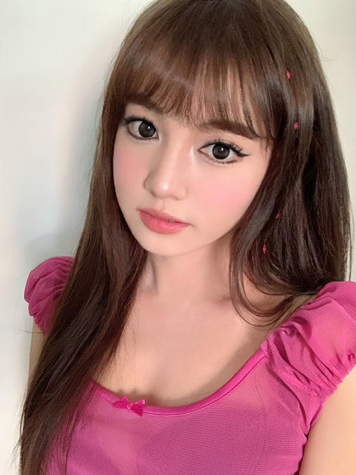 <月抛中直径>Sasababy- 油酱桃 -14.2mm【月抛 0-800度 含525/575】 商品图1