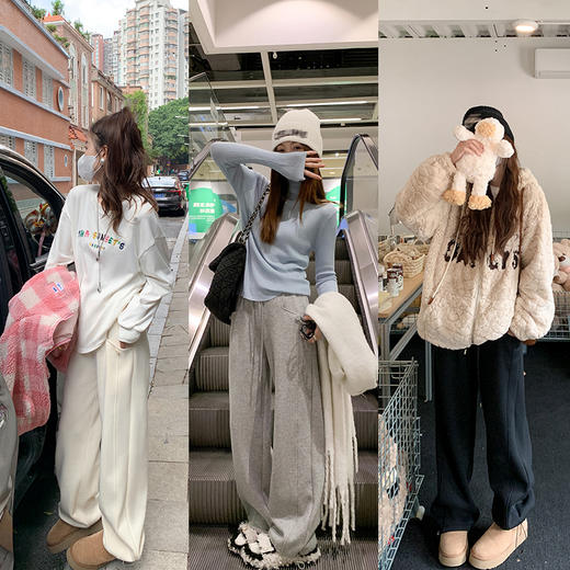 <曾小咸推荐>【舒适主义】3色裤脚可抽抽绳休闲裤 日常159.99 立减80 秒杀79.99！！ 商品图6