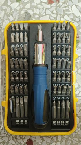 东成棘轮螺丝批头组套  58件套/ ELECAL螺丝刀套装31件套