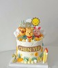黑巢-小熊维尼和他的好朋友们生日蛋糕 商品缩略图0