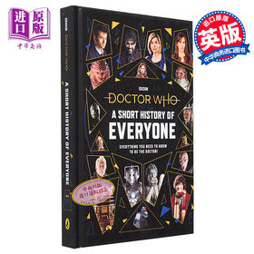 预售 【中商原版】神秘博士 每个人的简史 Doctor Who A Short History of Everyone 英文原版 BBC科幻电视剧