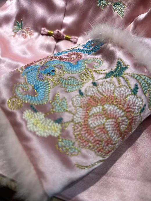 KDS醋酸棉衣中式国风夹棉外套女装盘扣复古棉袄棉服 商品图4