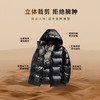 【黑金】圣得西连帽加厚亮面羽绒服冬季款时尚印花短外套男2362942756 商品缩略图1