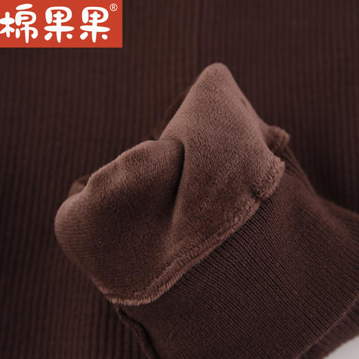 棉果果春季新品女童包芯纱加绒长裤M522206523625 商品图3