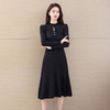 【秋冬时髦穿搭】秋冬长袖针织连衣裙 女士休闲 时尚针织 A字版型 显瘦显苗条 时尚好穿搭 商品缩略图0