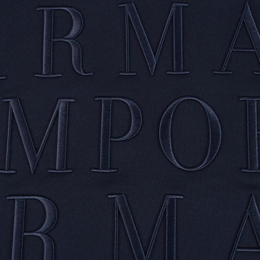 Emporio Armani 阿玛尼 男士立体刺绣全棉连帽卫衣外套 11721 商品图5