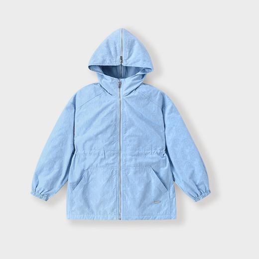 【实体店同款】女童收腰中长款带帽外套2023年冬季新款安奈儿童装AG335548 商品图4