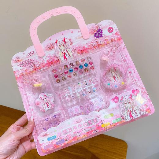 【卡通儿童美甲贴套装！安全可靠】儿童指甲贴高清可爱美甲贴，片装扮贴精美儿童指甲贴套装，时尚又实用的装扮贴，打造精致美甲，款式多多 可爱萌趣 不伤指甲 商品图2