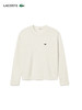 【海南专供价】LACOSTE法国鳄鱼女装新款简约圆领套头毛衣羊毛衫AF9551-98 商品缩略图1