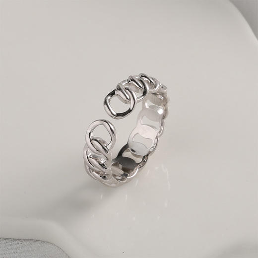 【宏艺珠宝】流连忘返·银s925戒指 商品图2