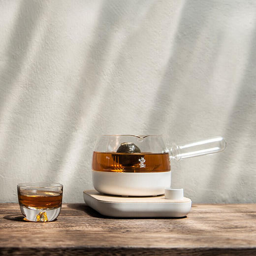 【小家电】鸣盏养生壶煮茶器迷你玻璃花茶壶侧把壶  MZ-072T  HF 商品图1