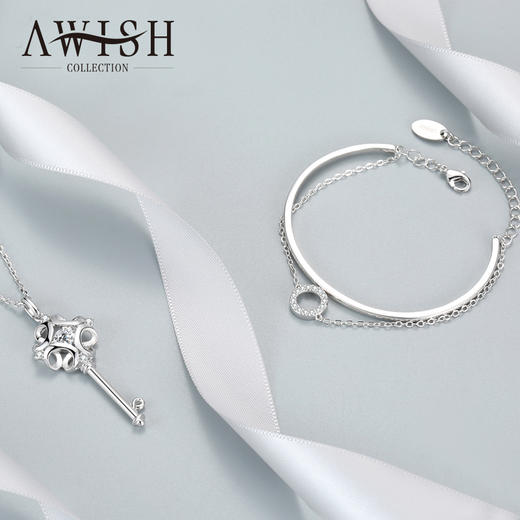 AwishS990足银首饰套装 | 《时尚芭莎》强势推荐款，如钻石般闪耀 商品图3