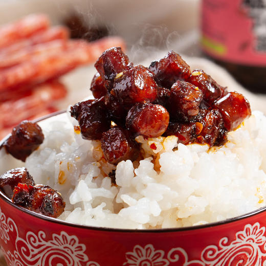 【鲜甜咸辣下饭香！广式腊肠拌饭酱】肥瘦相间下饭菜拌饭酱学生调味酱香辣味广式腊肠酱健康 商品图1