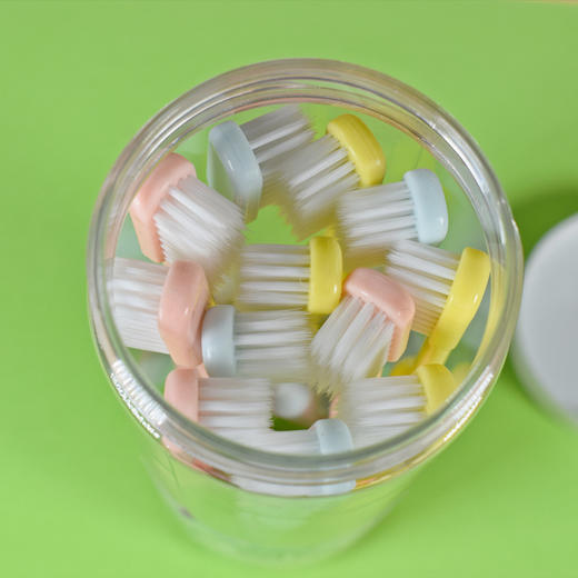 「12支桶装！9.9元包邮」收纳盒糖果色颜值成人家用家庭装小头牙刷软毛口腔护理 商品图2