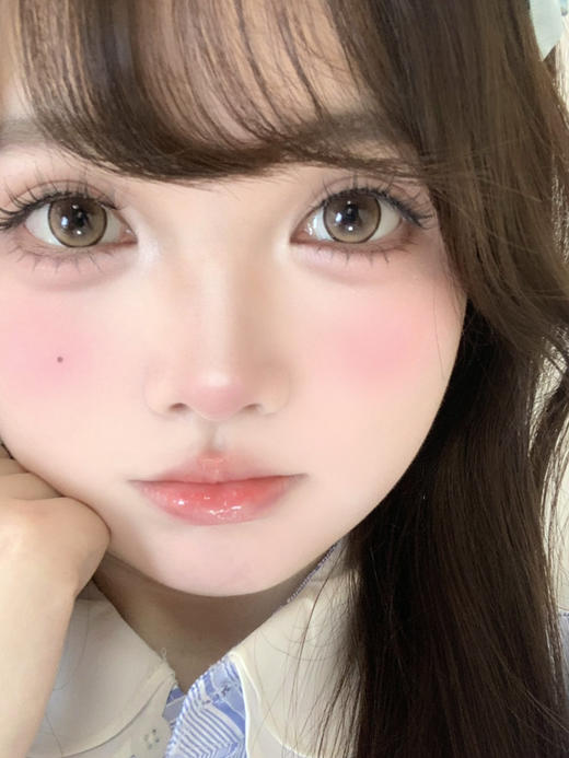 <月抛大直径>Sasababy- 奶栗泡泡 -14.5mm【月抛 0-800度 含525/575】 商品图2