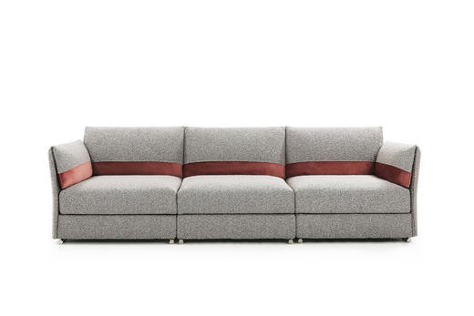 可乐 三人沙发 | 更多座位组合，皮布面料可选，详询客服 商品图0