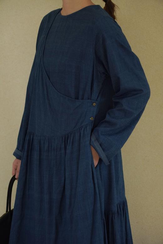 MAKU textiles｜植物蓝染连衣裙 商品图5