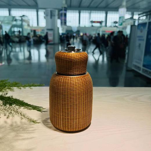 280ml 陶瓷内涂竹丝精编全包手雷杯大号（包盖包底）系列 商品图1