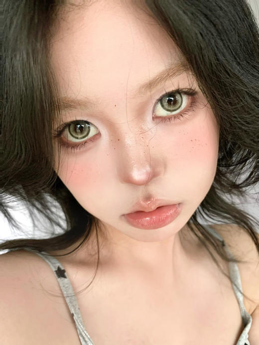 <月抛大直径>Sasababy- 春日薄 -14.5mm【月抛 0-800度 含525/575】 商品图7