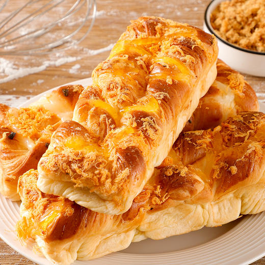 【外酥内软更耐撕！手撕面包】36层折叠包酥 奶撕红豆肉松营养早代餐速食休闲零食整箱 商品图3