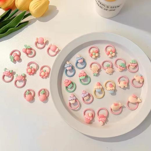 儿童皮筋发圈可爱不伤发头绳小号夏天宝宝拇指圈发量少发绳批发 商品图14