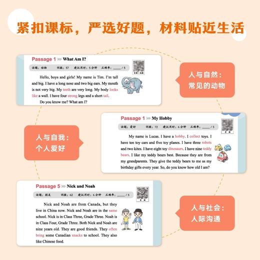 【新东方】小学英语阅读分层训练 3-6年级 商品图3