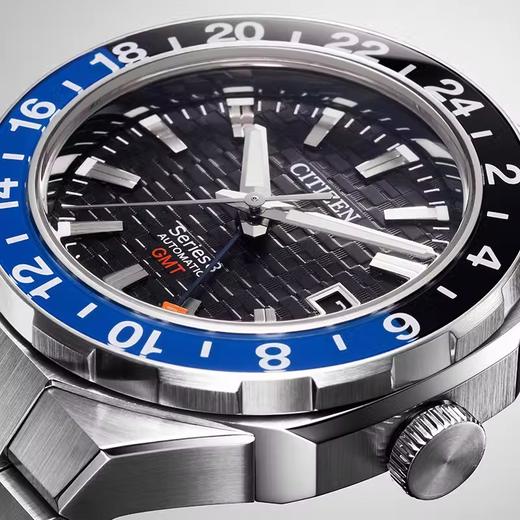 西铁城/CITIZEN 商务休闲Series 8系列格纹盘耐磁机械男表NB6031-56E 商品图2