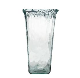 西班牙进口VSM潘多拉玻璃花瓶 褶皱纹 浅蓝 h33cm