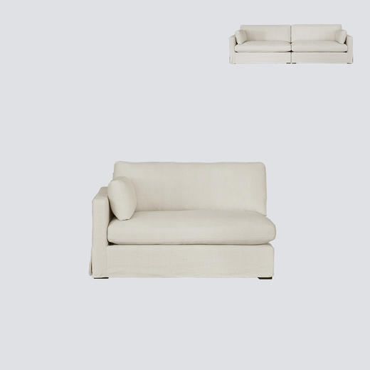 NS家居 ns furniture软包布艺组合沙发 NSSF-5448-组合 NS A032-17-1 商品图1