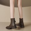 ZHR简约风气质瘦瘦短靴女2023冬季新款柔软加绒保暖女靴时尚百搭 商品缩略图6