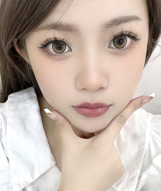 <月抛大直径>Sasababy- 奶栗泡泡 -14.5mm【月抛 0-800度 含525/575】 商品图1