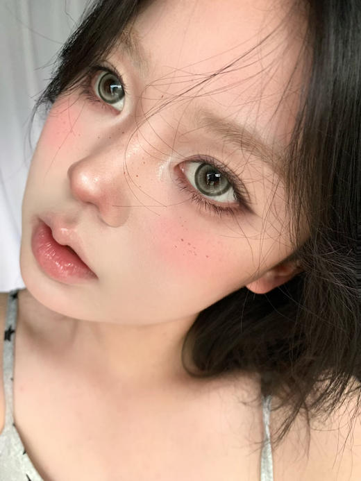 <月抛大直径>Sasababy- 春日薄 -14.5mm【月抛 0-800度 含525/575】 商品图6