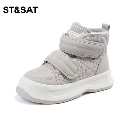 星期六潮流魔术贴保暖加绒雪地靴SS3411A632 商品图5