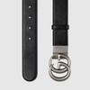 【一】GUCCI 古驰 男士 GG MARMONT系列 双G带扣双面腰带 混色 627055 92TIN 9769 商品缩略图2