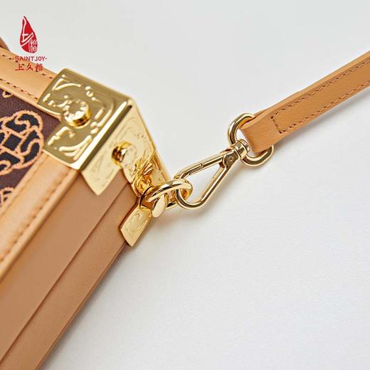 SAINTJOY/上久楷 宋锦斜背包 上久福钱 BWS23B0601 商品图13