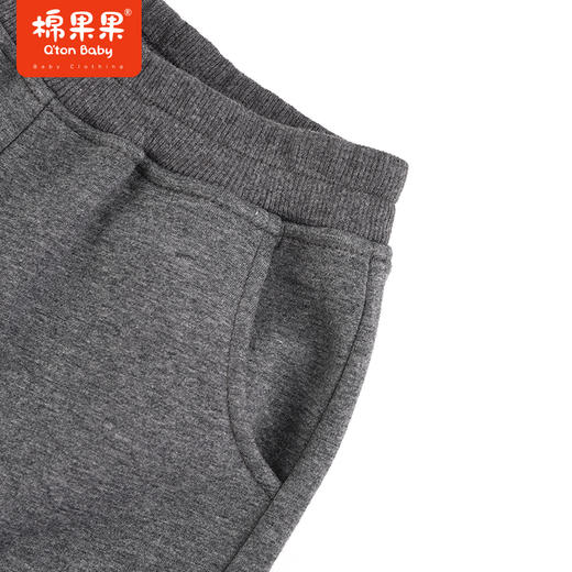 棉果果春季新品男童女童中国风针织加绒长裤M502200423643 商品图3