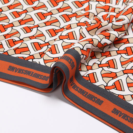 都市丽人都市锋尚潮流时尚40S人棉舒适人棉平角男士内裤新年本命年红品FK3CE9 商品图4