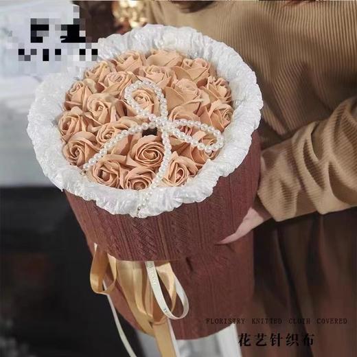 订婚花束--红色小香风布 商品图2