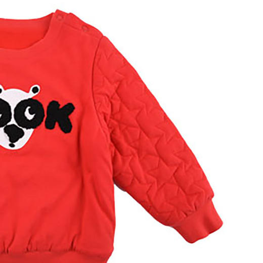 棉果果秋冬季男童绗棉圆领卫衣M412180719655 商品图2