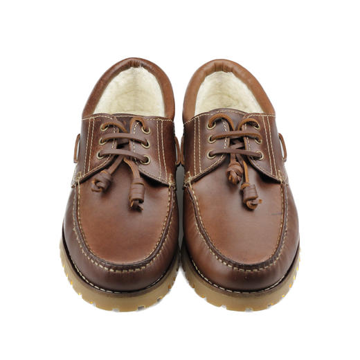 限时特价——葡萄牙原产男士温暖舒适棉内衬休闲皮鞋一脚蹬KILIMANJARO乞力马扎罗-棕色 商品图5