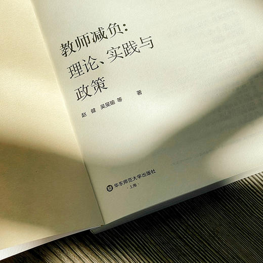 教师减负：理论、实践与政策 赵健 吴旻瑜等著 中小学教师减负 商品图8