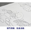 【大彩图】窦绅卿工笔画白描底稿《清露微风》荷花临摹勾线花鸟线稿HN12 商品缩略图4