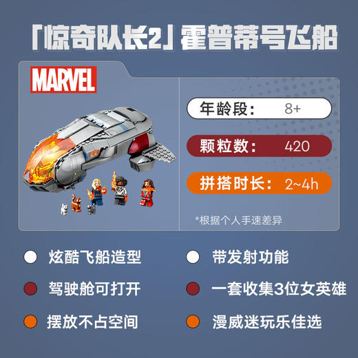 乐高积木L76232	超级英雄系列霍普蒂号飞船 商品图2