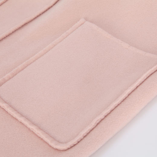 NH915斯尔丽23冬装新款气质时尚翻领装饰扣高级感显高双面呢大衣 商品图5