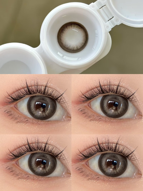 日抛lillilly LL47 冷泡乌龙 灰褐色 14.4mm 日抛无售后！！