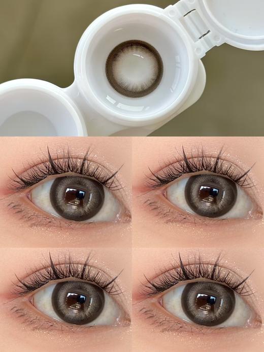 日抛lillilly LL47 冷泡乌龙 灰褐色 14.4mm 日抛无售后！！ 商品图0